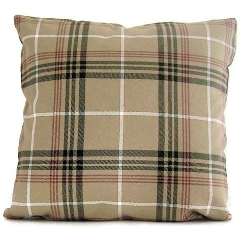 burberry plaid throw pillows